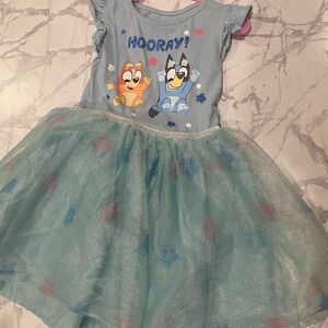 Bluey Blue Tulle Dress